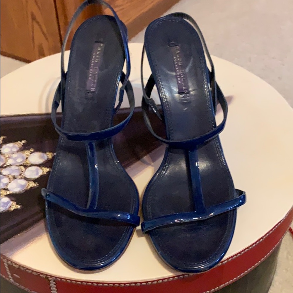 Ralph Lauren Blue t-strap